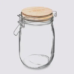 5five Bocal verre couvercle pin, 1L