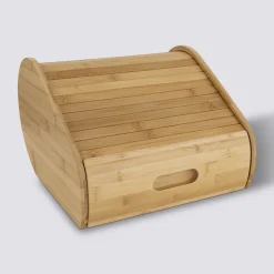 5five Boite à pain avec tiroir bambou 30,4 cm, Beige