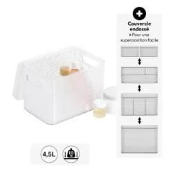 5five Boite de rangement, 4,5 L