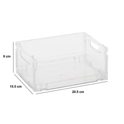 5five Boite de rangement pliable et empilable, 2,8L