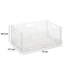 5five Boite de rangement pliable et empilable, 22L