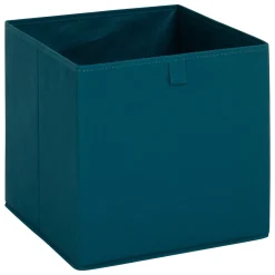 5five Boite de rangement 31x31 cm, Bleu pétrole