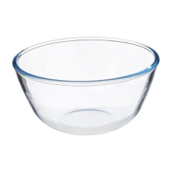 5five Bol à mixer 23cm avec couvercle, Verre