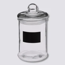 5five Bonbonnière en verre avec ardoise 1,2L