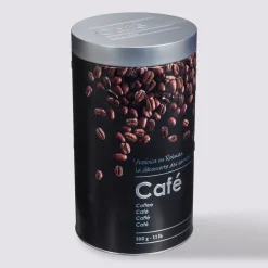 5five Boîte à café métal 500g, Noir
