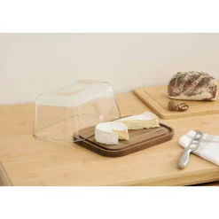 5five Boîte à fromage, socle acacia