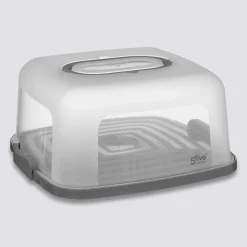 5five Boîte à gateau carré 33x36cm, Plastique