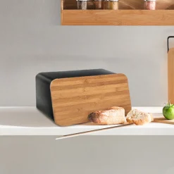 5five Boîte à pain et planche 37cm, Blanc