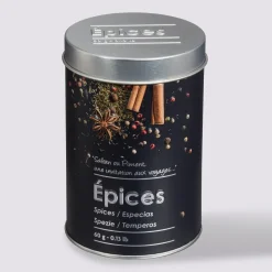 5five Boîte à épices 60g métal, Noir