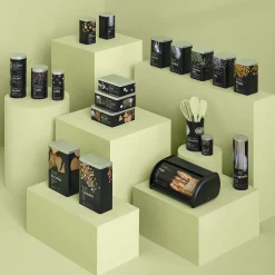 5five Boîte à pâtes 500g métal, Noir