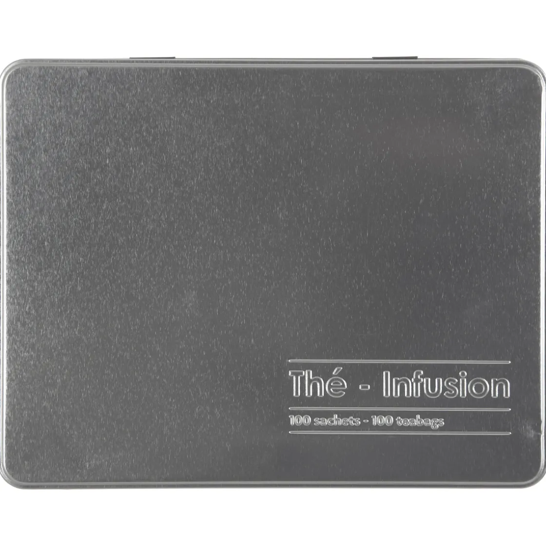 5five Boîte à thé 100 sachets métal, Noir