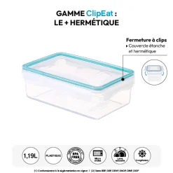 5five Boîte de conservation plastique 1,19L