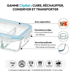 5five Boîte de conservation verre 0,7L