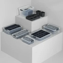 5five Boîte en plastique compartimentée 5L