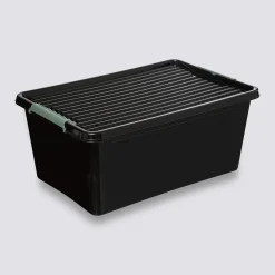 5five Boîte en plastique 60L, Noir