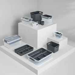 5five Boîte en plastique transparente 13L