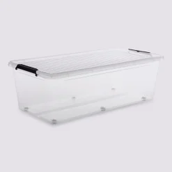 5five Boîte en plastique transparente 55L