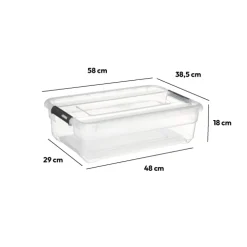 5five Boîte en plastique transparente 26,5L