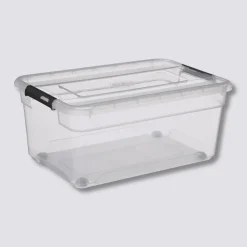 5five Boîte en plastique transparente 40L