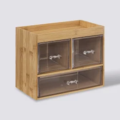 5five Boîte organiseur 3 tiroirs transparents