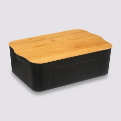 5five Boîte plastique couvercle bambou 13,5L