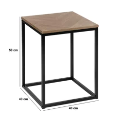 5five Bout de canapé, Effet bois clair