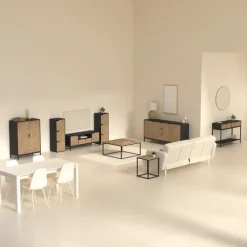 5five Bout de canapé, Effet bois clair