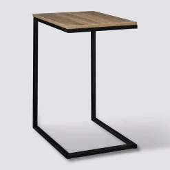 5five Bout de canapé indus, Effet bois foncé