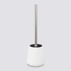 5five Brosse WC céramique, Blanc coton