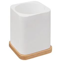 5five Brosse WC en résine, Blanc