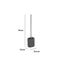 5five Brosse WC métal, Gris