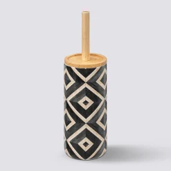 5five Brosse WC, Noir et beige