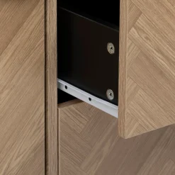 5five Buffet 2 portes 3 tiroirs, Effet pin naturel