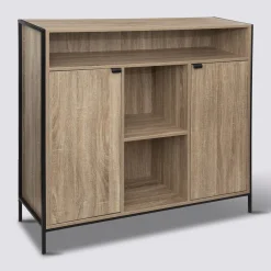5five Buffet 2 portes, Effet chêne naturel
