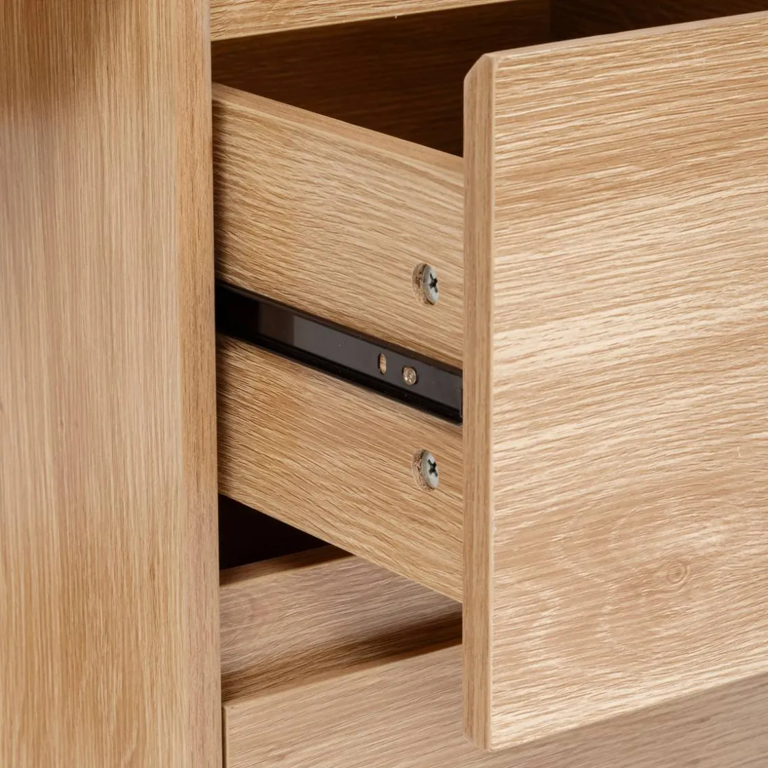 5five Bureau 2 tiroirs, Beige