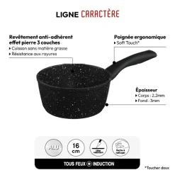 5five Casserole Aluminium forgé, 16 cm