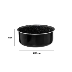 5five Casserole Aluminium pressé, 16 cm