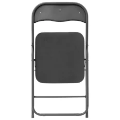 5five Chaise pliante en velours, Gris anthracite