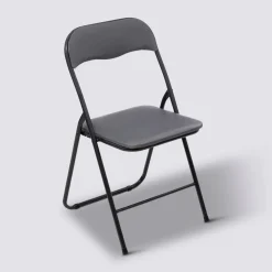 5five Chaise pliante, Gris clair