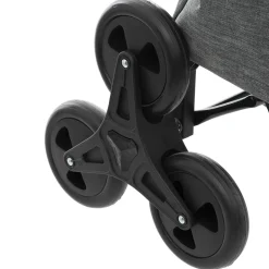 5five Chariot de course 6 roues, Métal gris