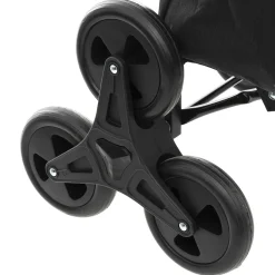 5five Chariot de course 6 roues, Métal noir