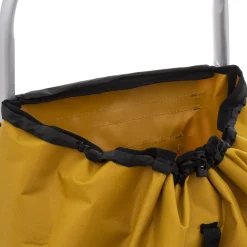 5five Chariot de course pliable 2 roues, Jaune moutarde