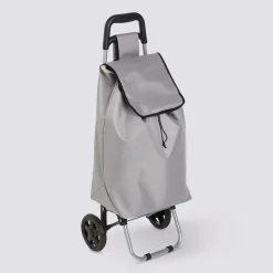 5five Chariot de courses 2 roues, Gris