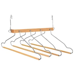 5five Cintre 4 pantalons en bois