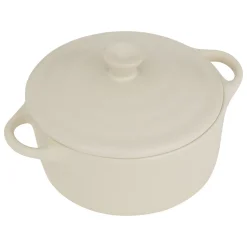 5five Cocotte ronde, céramique, 10 cm - Blanc