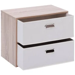 5five Commode 2 tiroirs, Beige