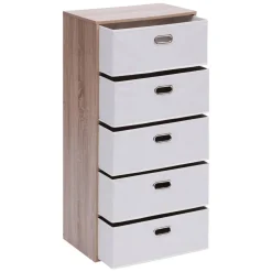 5five Commode 5 tiroirs, Beige