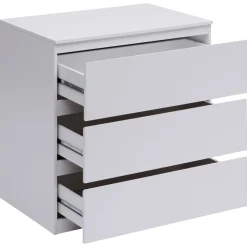5five Commode 3 tiroirs, Blanc