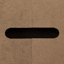 5five Commode 5 tiroirs, Effet bois naturel