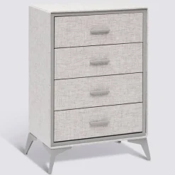 5five Commode 4 tiroirs, Gris